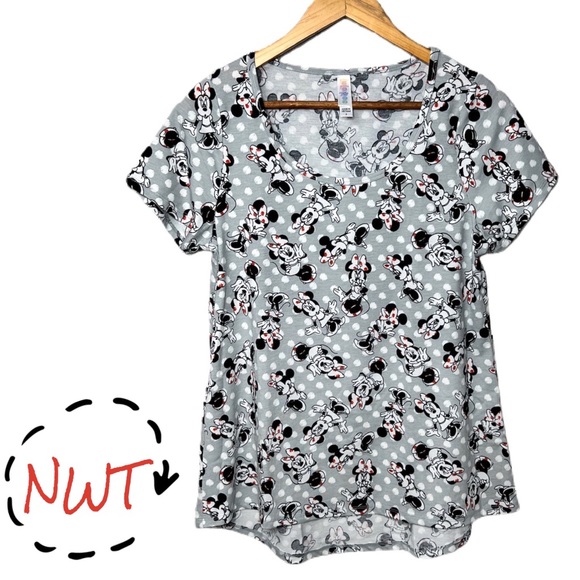 NWT S MINNIE MOUSE T-Shirt, LuLaRoe Classic - Picture 1 of 7